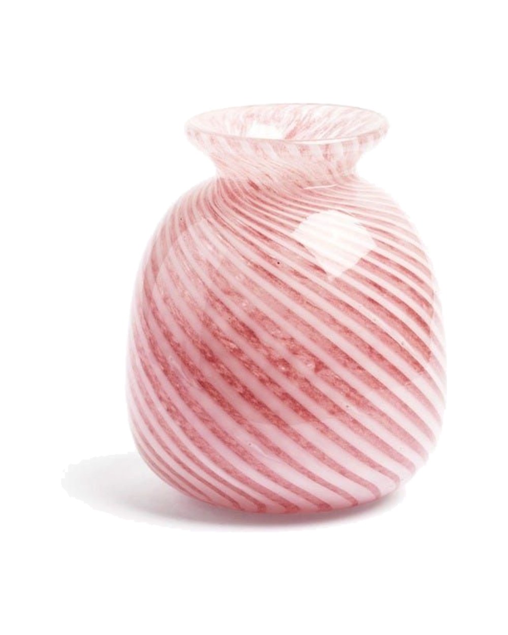 Daylesford Miro Pink Spiral Stripe Vase