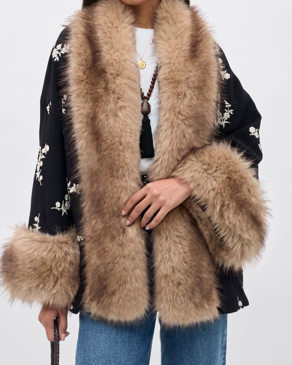 Rixo Micah Embroidered Jacket